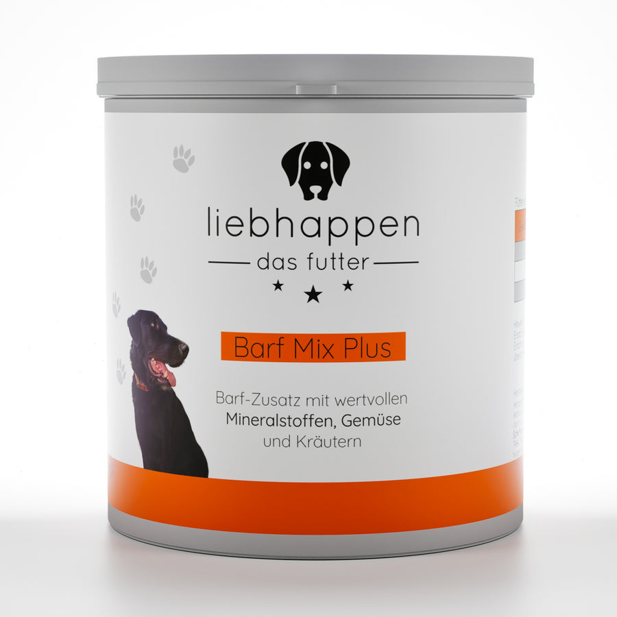 Barf Mix plus - Barf-Zusatz für Hunde mit Mineralstoffen, Gemüse und Kräutern (500g)